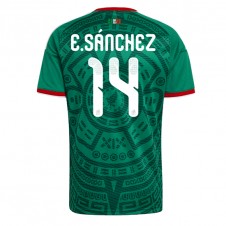 Mexico Erick Sanchez #14 Hjemmedrakt VM 2026 Kortermet
